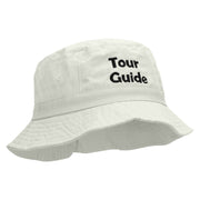 Tour Guide Embroidered Bucket Hat