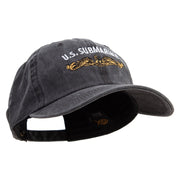 Golden US Submarine Cotton Twill Premium Pigment Dyed Cap - Black OSFM