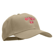 Birthday Boy Embroidered Solid Cotton Twill Pro Style Cap - Khaki OSFM