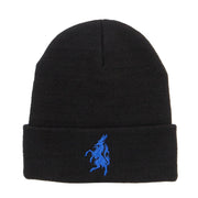 Antelope Emblem Embroidered Long Beanie