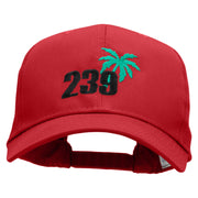 239 Embroidered Pro Style(06) Twill Caps - Red OSFM