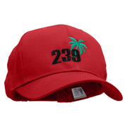 239 Embroidered Pro Style(06) Twill Caps - Red OSFM