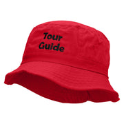 Tour Guide Embroidered Bucket Hat