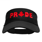 Canadian Pride Embroidered Cotton Twill Visor