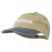 Arizona Embroidered Washed Cap