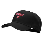 Birthday Boy Embroidered Solid Cotton Twill Pro Style Cap - Black OSFM