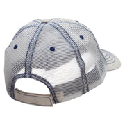 Bison And Mountains Embroidered Low Profile Special Cotton Mesh Cap - Putty OSFM