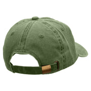 Afghanistan Veteran Embroidered Washed Cotton Brass Buckle Cap