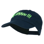 Ahhhh Embroidered Pet Spun Washed Cap