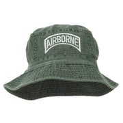 Airborne Embroidered Bucket Hat