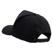 Licensed USMC Patched Snapback Hat Made in USA - Black OSFM