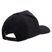 Licensed USMC Patched Snapback Hat Made in USA - Black OSFM