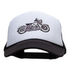 Motorcycle Biker Patched Summer Foam Mesh Trucker Cap