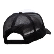 Motorcycle Biker Patched Summer Foam Mesh Trucker Cap