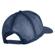 U.S. Air Force Seal Logo Blue Patched Solid Cotton Twill Mesh Prostyle Cap - Navy OSFM
