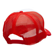 Motorcycle Biker Patched Summer Foam Mesh Trucker Cap