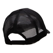 Motorcycle Biker Patched Summer Foam Mesh Trucker Cap