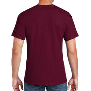 Happy Chocolate Day Graphic Design Men's Big Size Cotton Polyester DryBlend T-Shirt - Maroon XS