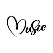 Music Script Heat Transfer Sticker