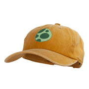 Green Dinosaur Egg Heat Transfer Unstructured Cotton Cap