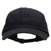 Dad Style Unstructured Low Profile 6 panel Cotton Cap - Black OSFM