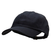 Dad Style Unstructured Low Profile 6 panel Cotton Cap - Black OSFM