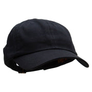 Dad Style Unstructured Low Profile 6 panel Cotton Cap - Black OSFM