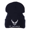 Air Force Embroidered Knit Military Beanie