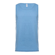 30 Singles Ring-Spun Fabric Tank Top - Lt-Blue-Heather S