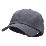 Dad Style Unstructured Low Profile 6 panel Cotton Cap - Dk-Grey OSFM