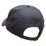 Dad Style Unstructured Low Profile 6 panel Cotton Cap - Dk-Grey OSFM