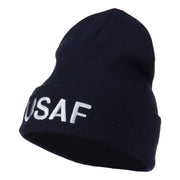 Air Force Embroidered Knit Military Beanie