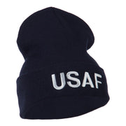 Air Force Embroidered Knit Military Beanie