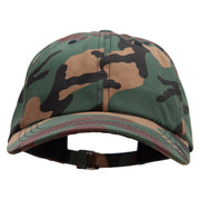 Dad Style Unstructured Low Profile 6 panel Cotton Cap - Green-Camo OSFM