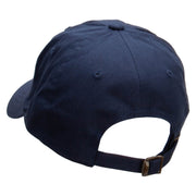 Dad Style Unstructured Low Profile 6 panel Cotton Cap - Navy OSFM