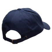 Dad Style Unstructured Low Profile 6 panel Cotton Cap - Navy OSFM