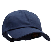 Dad Style Unstructured Low Profile 6 panel Cotton Cap - Navy OSFM