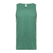 30 Singles Ring-Spun Fabric Tank Top - Kelly-Green-Heather S