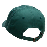 Dad Style Unstructured Low Profile 6 panel Cotton Cap - Spruce OSFM