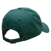 Dad Style Unstructured Low Profile 6 panel Cotton Cap - Spruce OSFM