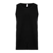 30 Singles Ring-Spun Fabric Tank Top - Black S