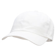 Dad Style Unstructured Low Profile 6 panel Cotton Cap - White OSFM