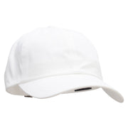 Dad Style Unstructured Low Profile 6 panel Cotton Cap - White OSFM