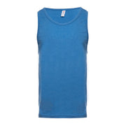 30 Singles Ring-Spun Fabric Tank Top - Royal-Heather S