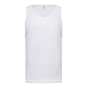 30 Singles Ring-Spun Fabric Tank Top - White S