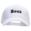 Boss Embroidered Solid Cotton Prostyle Twill Mesh Cap - White OSFM