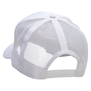 Boss Embroidered Solid Cotton Prostyle Twill Mesh Cap - White OSFM