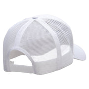 Boss Embroidered Solid Cotton Prostyle Twill Mesh Cap - White OSFM