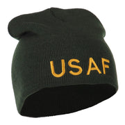 US Air Force Military Embroidered Short Beanie