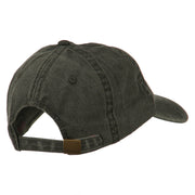 Angel Fish Embroidered Washed Dyed Cap